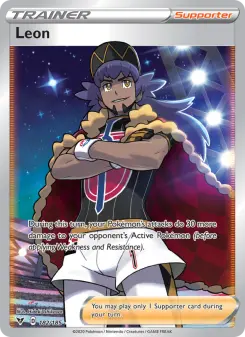 Pokémon-Karte Leon 182/185