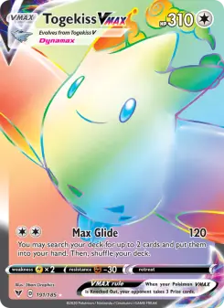 Pokémon-Karte Togekiss VMAX 191/185