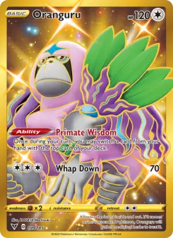 Pokémon-Karte Oranguru 199/185