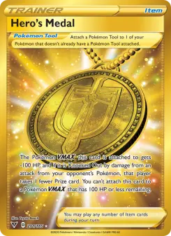 Pokémon-Karte Hero's Medal 201/185