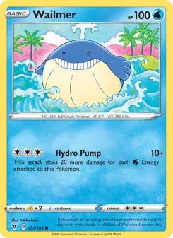 Pokémon-Karte Wailmer 031/185