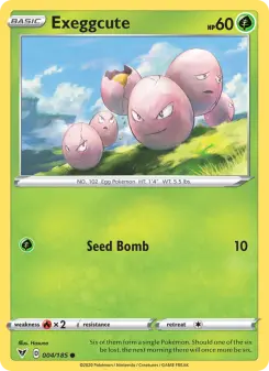 Pokémon-Karte Exeggcute 004/185