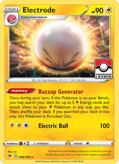 Pokémon-Karte Electrode 046/185