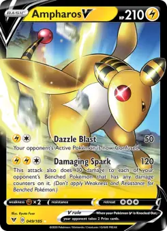 Pokémon-Karte Ampharos V 049/185