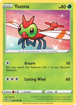 Pokémon-Karte Yanma 006/185