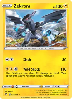 Pokémon-Karte Zekrom 060/185