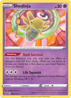 Pokémon-Karte Shedinja 066/185