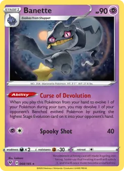 Pokémon-Karte Banette 068/185