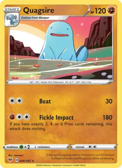 Pokémon-Karte Quagsire 084/185