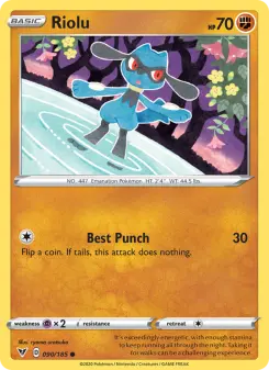Pokémon-Karte Riolu 090/185