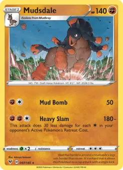 Pokémon-Karte Mudsdale 097/185