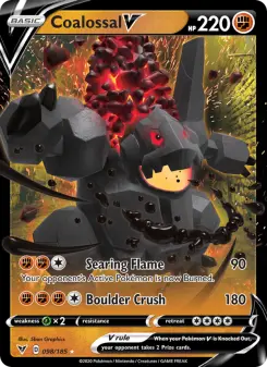 Pokémon-Karte Coalossal V 098/185