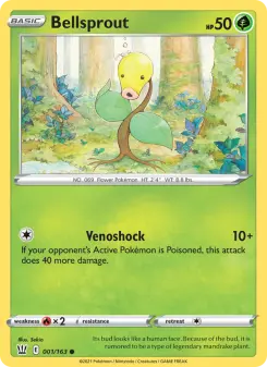 Pokémon-Karte Bellsprout 001/163