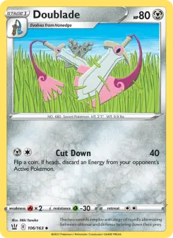 Pokémon-Karte Doublade 106/163