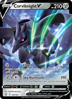 Pokémon-Karte Corviknight V 109/163