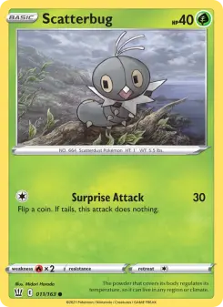 Pokémon-Karte Scatterbug 011/163