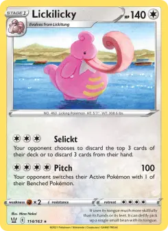 Pokémon-Karte Lickilicky 114/163