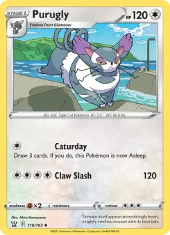 Pokémon-Karte Purugly 116/163