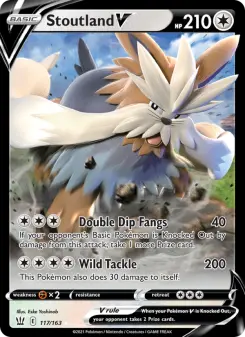 Pokémon-Karte Stoutland V 117/163