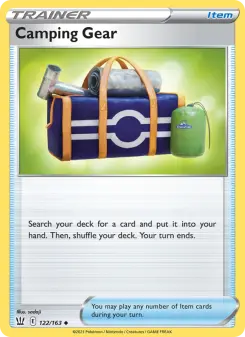 Pokémon-Karte Camping Gear 122/163