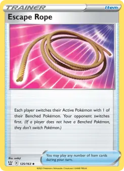 Pokémon-Karte Escape Rope 125/163