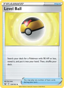Pokémon-Karte Level Ball 129/163