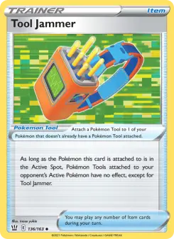 Pokémon-Karte Tool Jammer 136/163