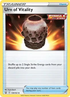 Pokémon-Karte Urn of Vitality 139/163