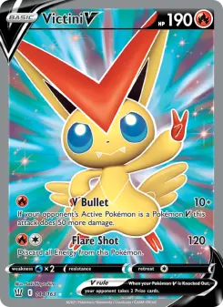 Pokémon-Karte Victini V 144/163