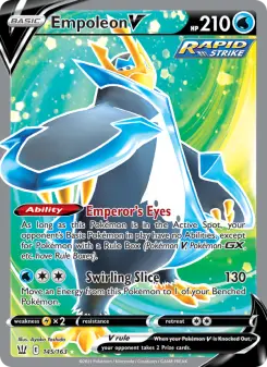 Pokémon-Karte Empoleon V 145/163