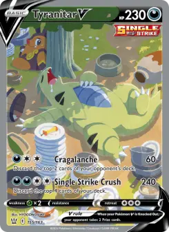 Pokémon-Karte Tyranitar V 155/163