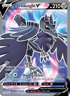 Pokémon-Karte Corviknight V 156/163