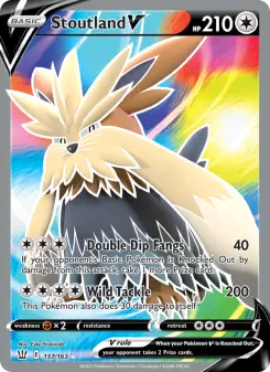 Pokémon-Karte Stoutland V 157/163
