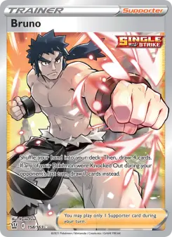 Pokémon-Karte Bruno 158/163
