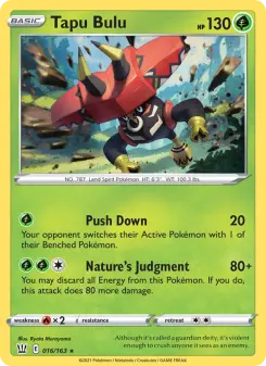 Pokémon-Karte Tapu Bulu 016/163