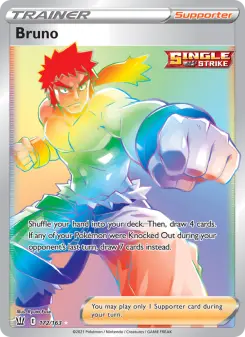 Pokémon-Karte Bruno 172/163
