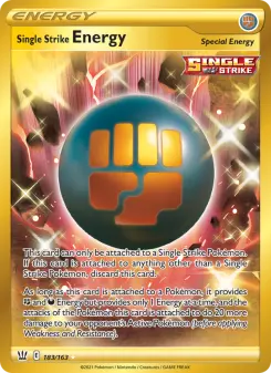 Pokémon-Karte Single Strike Energy 183/163