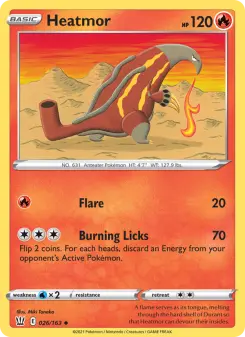 Pokémon-Karte Heatmor 026/163