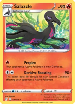 Pokémon-Karte Salazzle 028/163