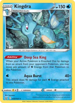 Pokémon-Karte Kingdra 033/163