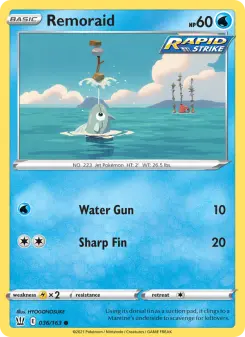 Pokémon-Karte Remoraid 036/163