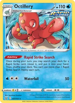 Pokémon-Karte Octillery 037/163