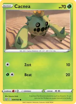 Pokémon-Karte Cacnea 004/163