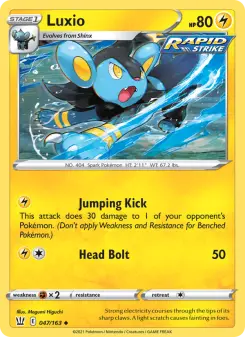 Pokémon-Karte Luxio 047/163