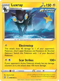 Pokémon-Karte Luxray 048/163