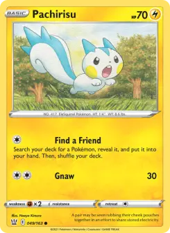 Pokémon-Karte Pachirisu 049/163