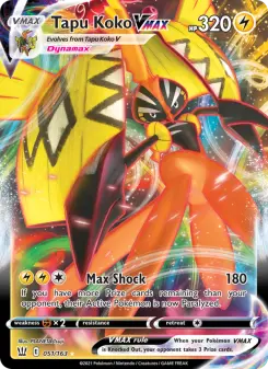 Pokémon-Karte Tapu Koko VMAX 051/163