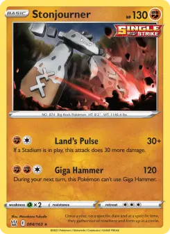 Pokémon-Karte Stonjourner 084/163