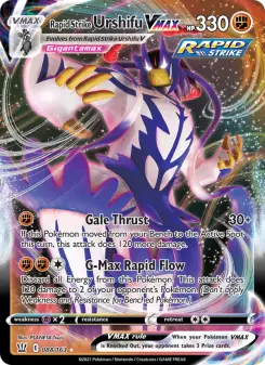 Pokémon-Karte Rapid Strike Urshifu VMAX 088/163