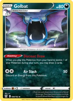 Pokémon-Karte Golbat 090/163